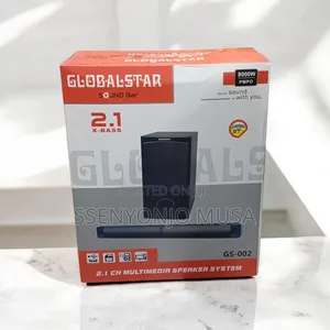 Globalstar Gs-002 2.1ch Soundbar | 8000w, Bluetooth, Multi-