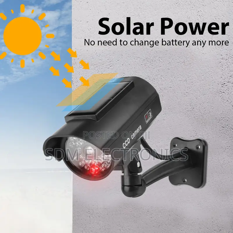 Dummy Fake Bullet Camera for Outdoor Ip66 Flashing Led Red Light