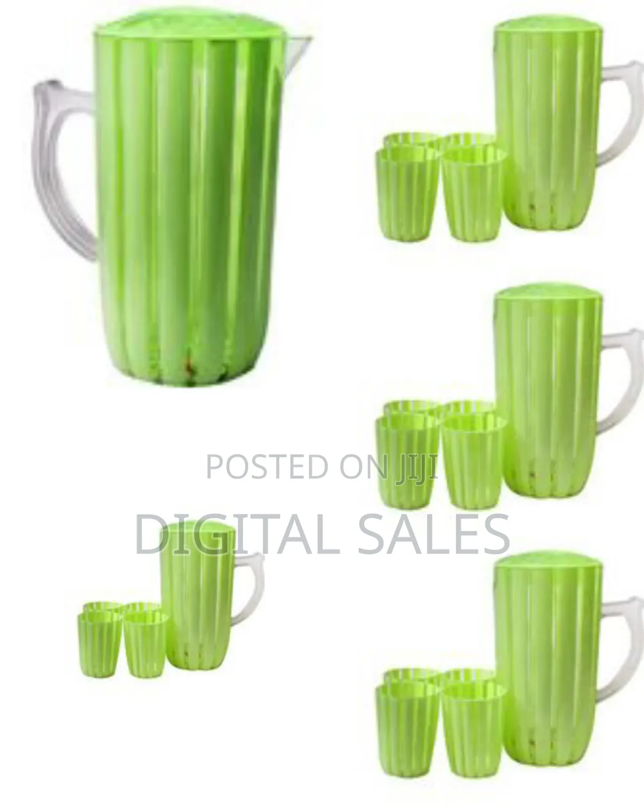 Mellamine Water Set (1jar 4glasses