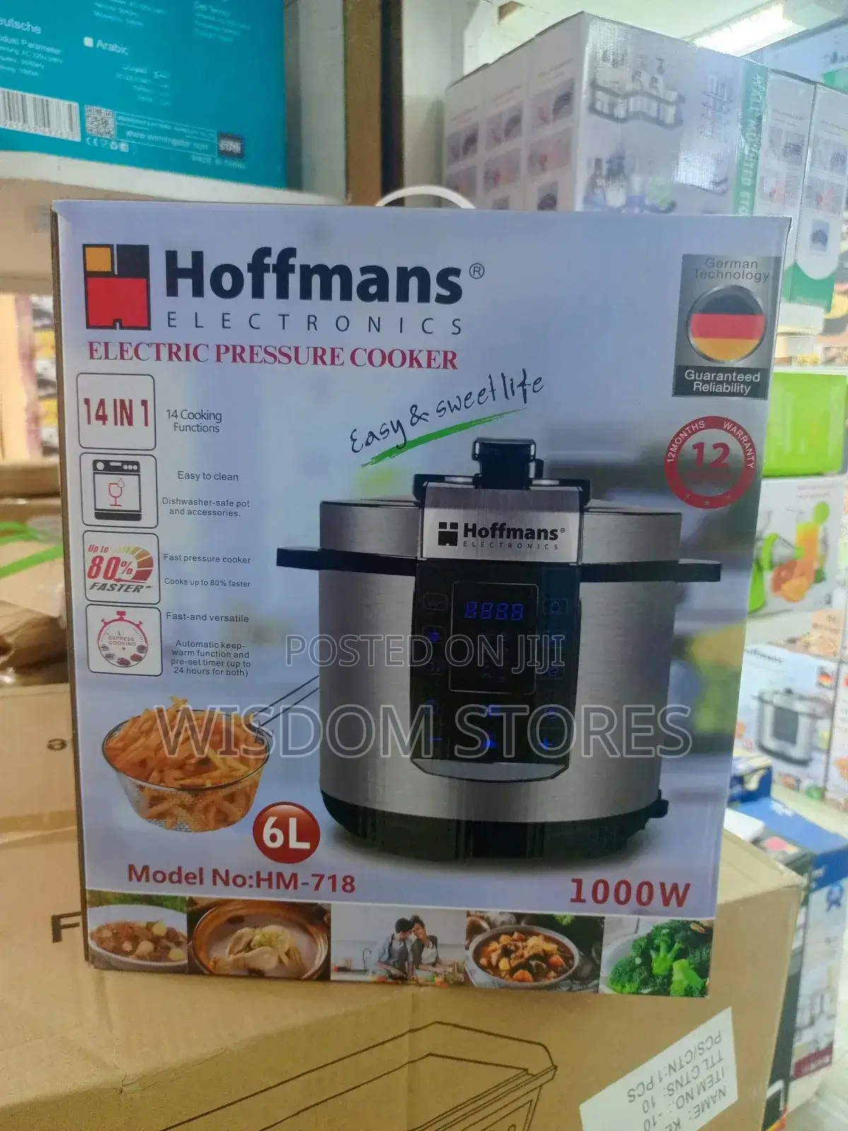 Hoffmans 14in1 Electric Pressure Cooker / Hm- 718
