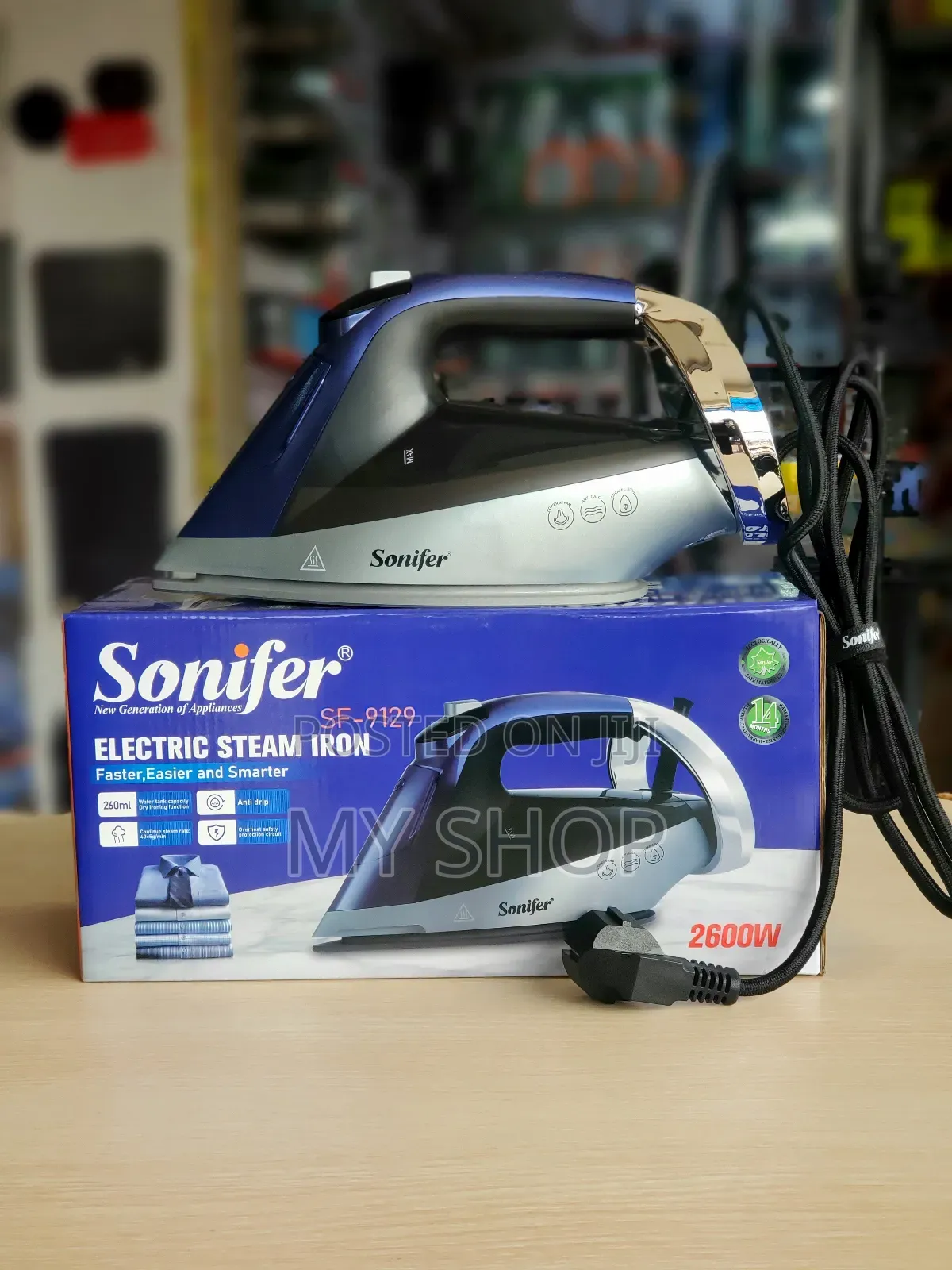 Sonifer Steam Iron Sf-9129 2600w