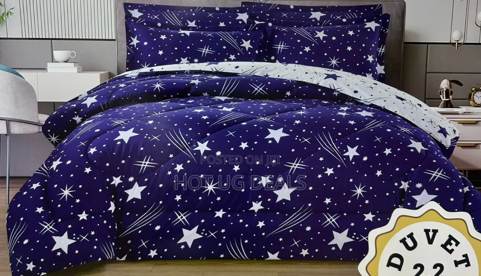 4pcs 5x6 Duvets With One Bedsheet And Two Pillowcases - Multicolor
