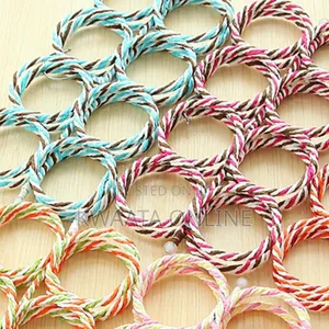 Folding Rope Hanger for Scarf, Belts, Shawls, Ties and More 28 Rings
