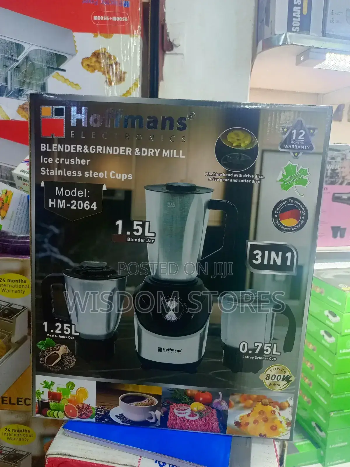 3-in-1 Blender, Grinder Dry Mill