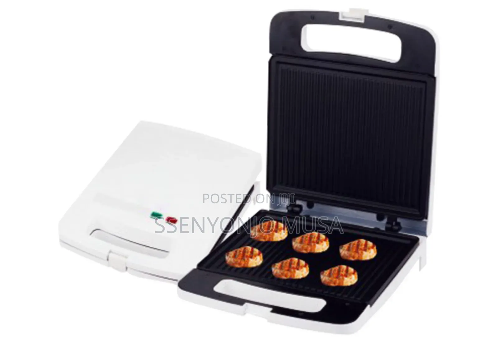Geepas Sandwich Grill Toaster GGT-671 | 1400w White