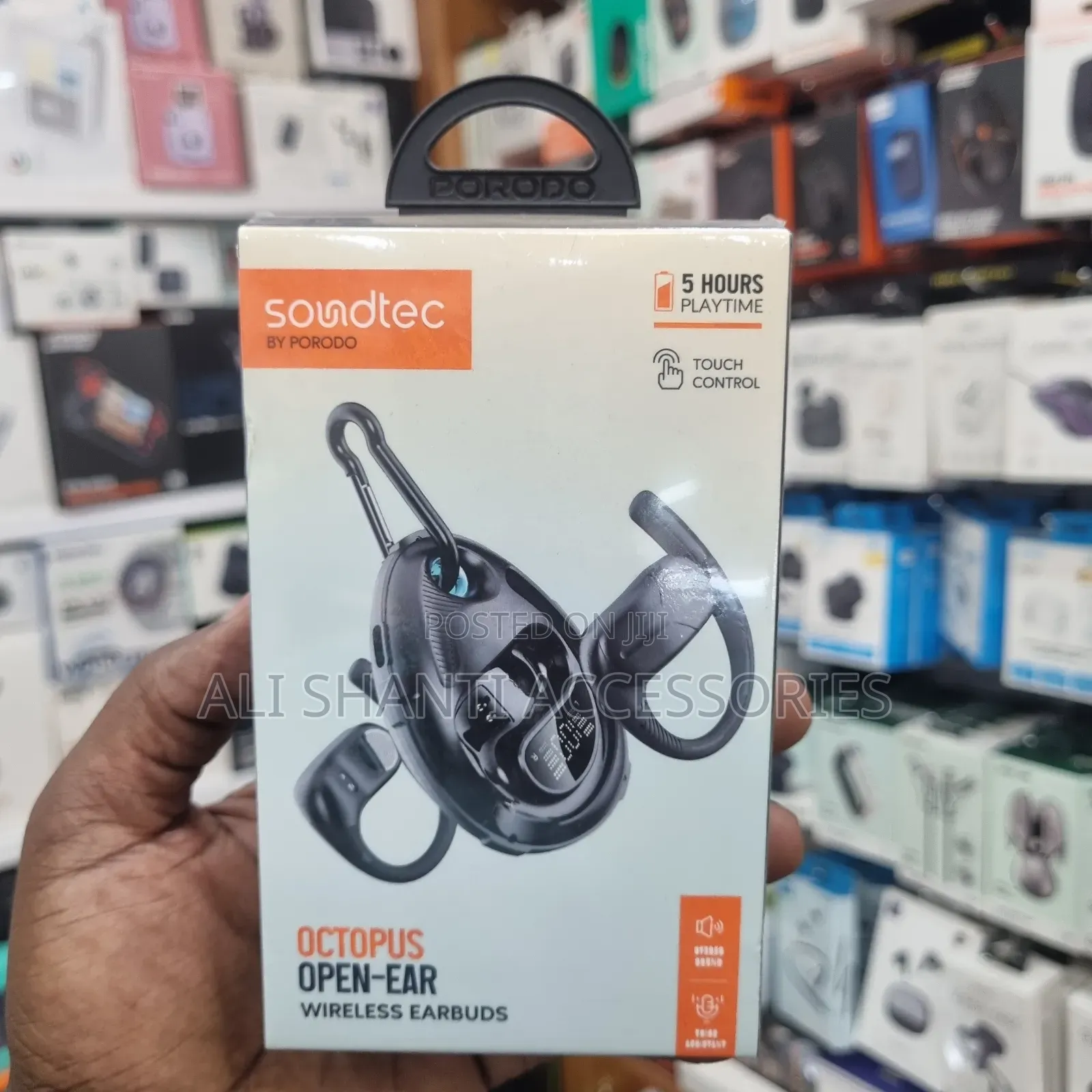 Soundtec Octopus Clip on Open Earbuds