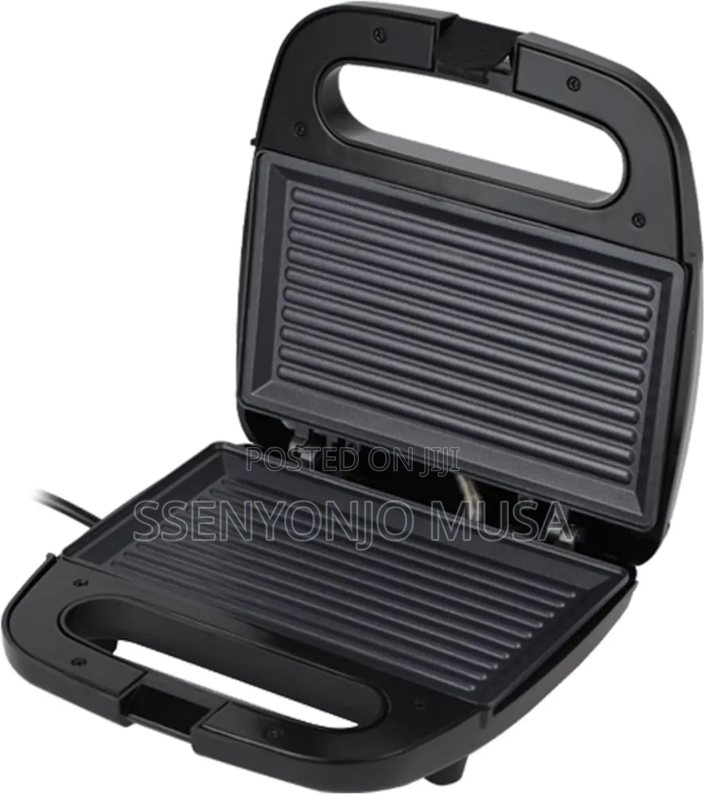 Geepas Portable 2 Slice Grill Maker Ggm6001 | 750w Non-Stick