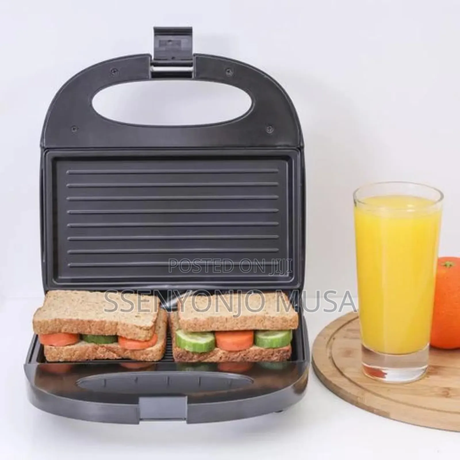 Geepas Portable 2 Slice Grill Maker Ggm6001 | 750w Non-Stick