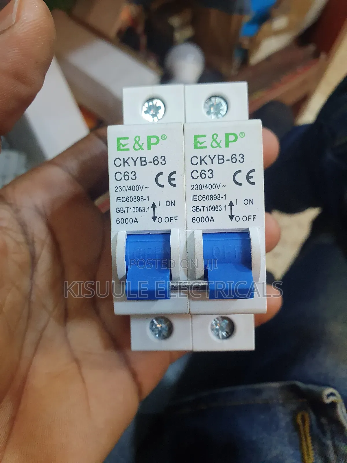 MCB Double Pole Breaker 63a Dp