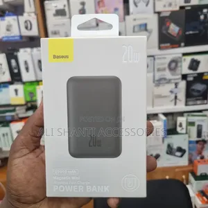 20w Baseus Magnetic Mini Wireless Fast Charger Power Bank 10000mah
