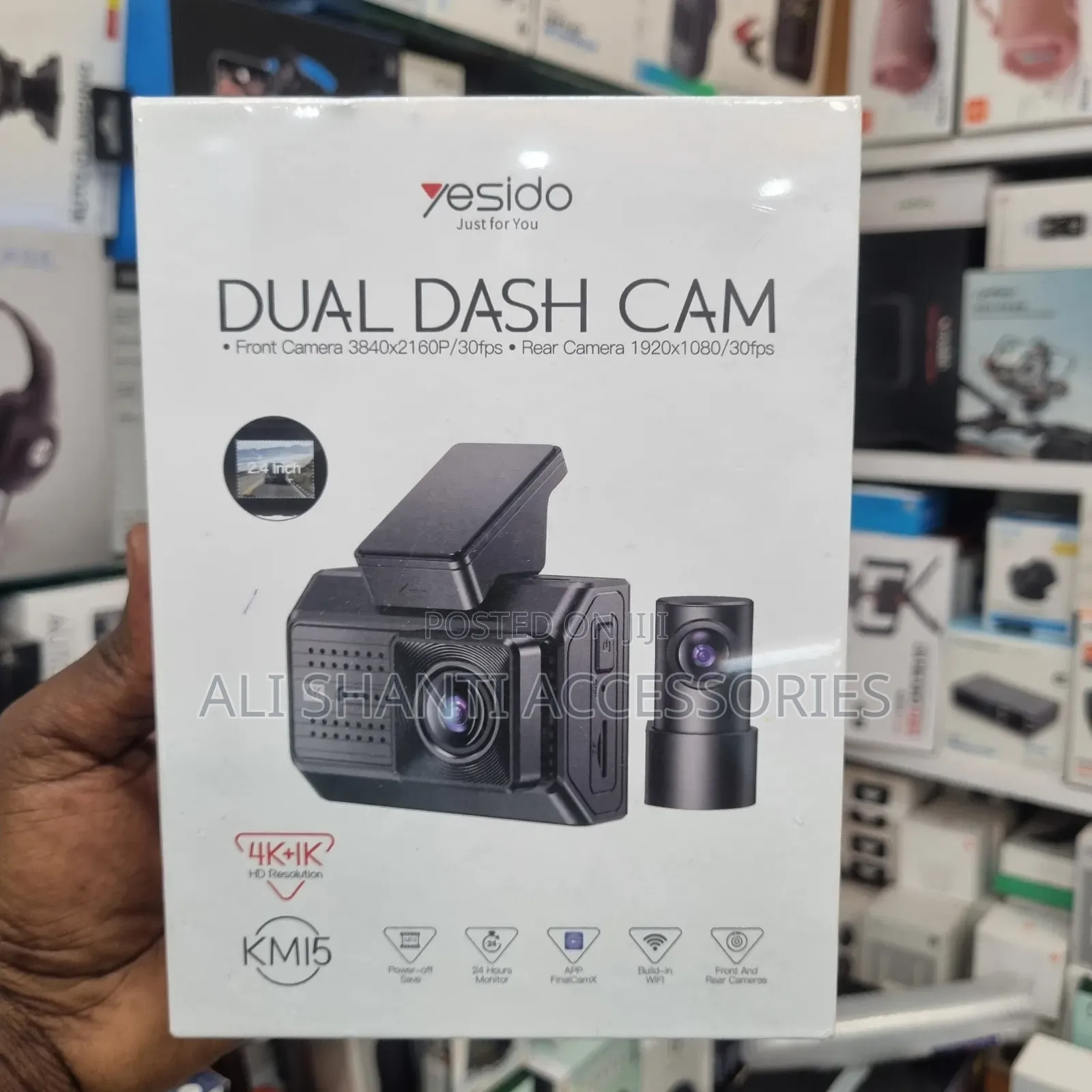 Yesido Dual Dash Camera Km-15