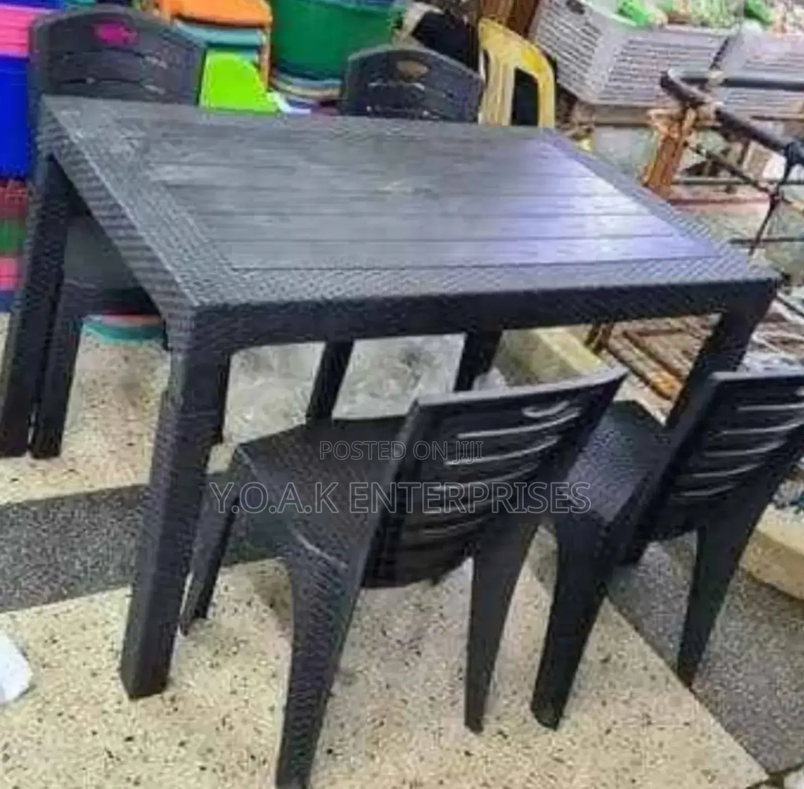 Table Set Hard Plastic 100% Durable