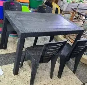 Table Set Hard Plastic 100% Durable