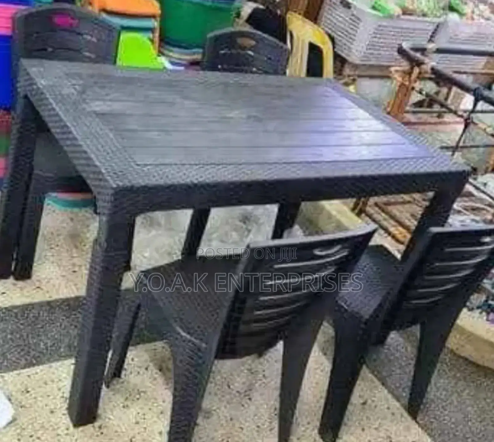Table Set Hard Plastic 100% Durable