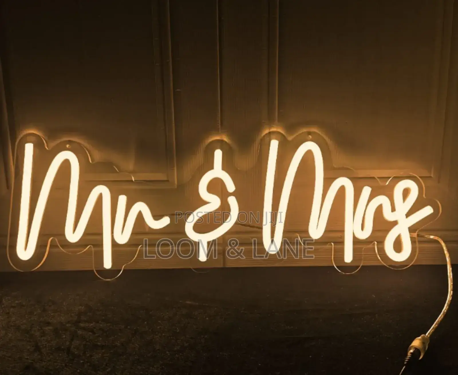 Mr Mrs Neon Sign