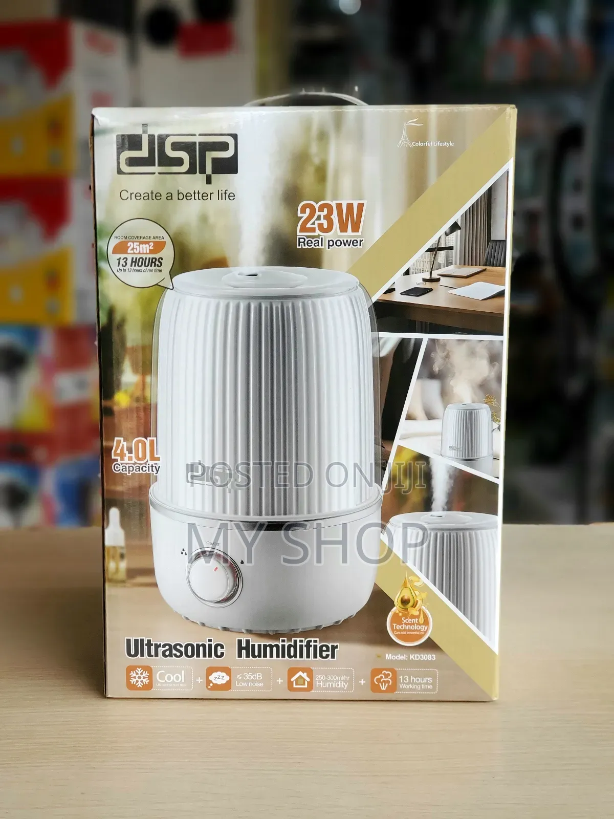 Ultrasonic Humidifer 4.0l, 23w