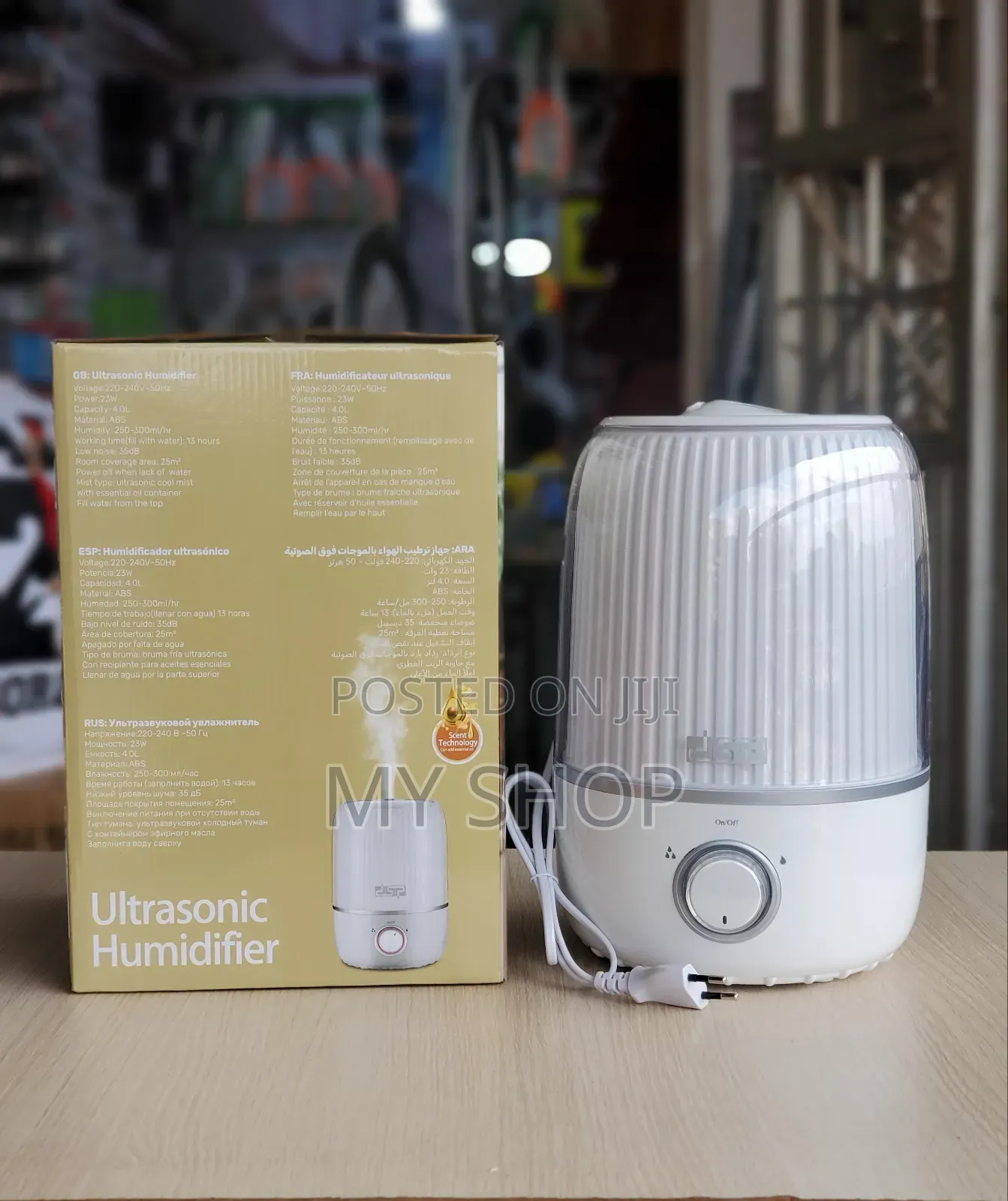 Ultrasonic Humidifer 4.0l, 23w
