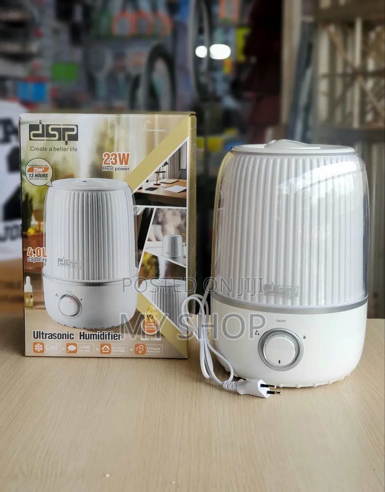 Ultrasonic Humidifer 4.0l, 23w