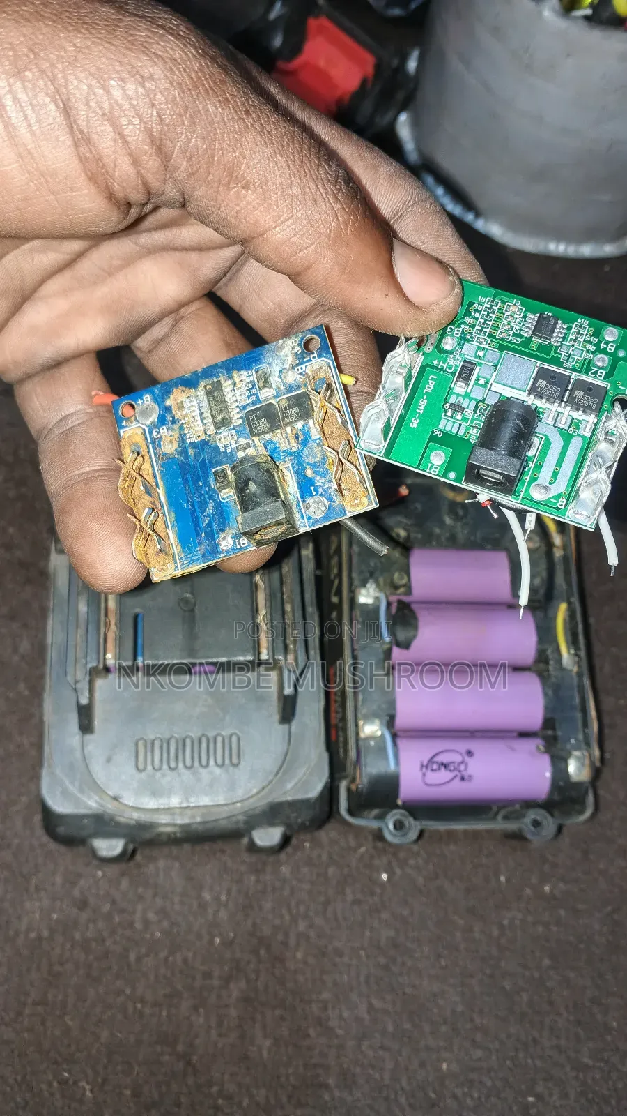 BMS for 18650 Lithium Batteries Pack 21v Li-Ion for 2p5s
