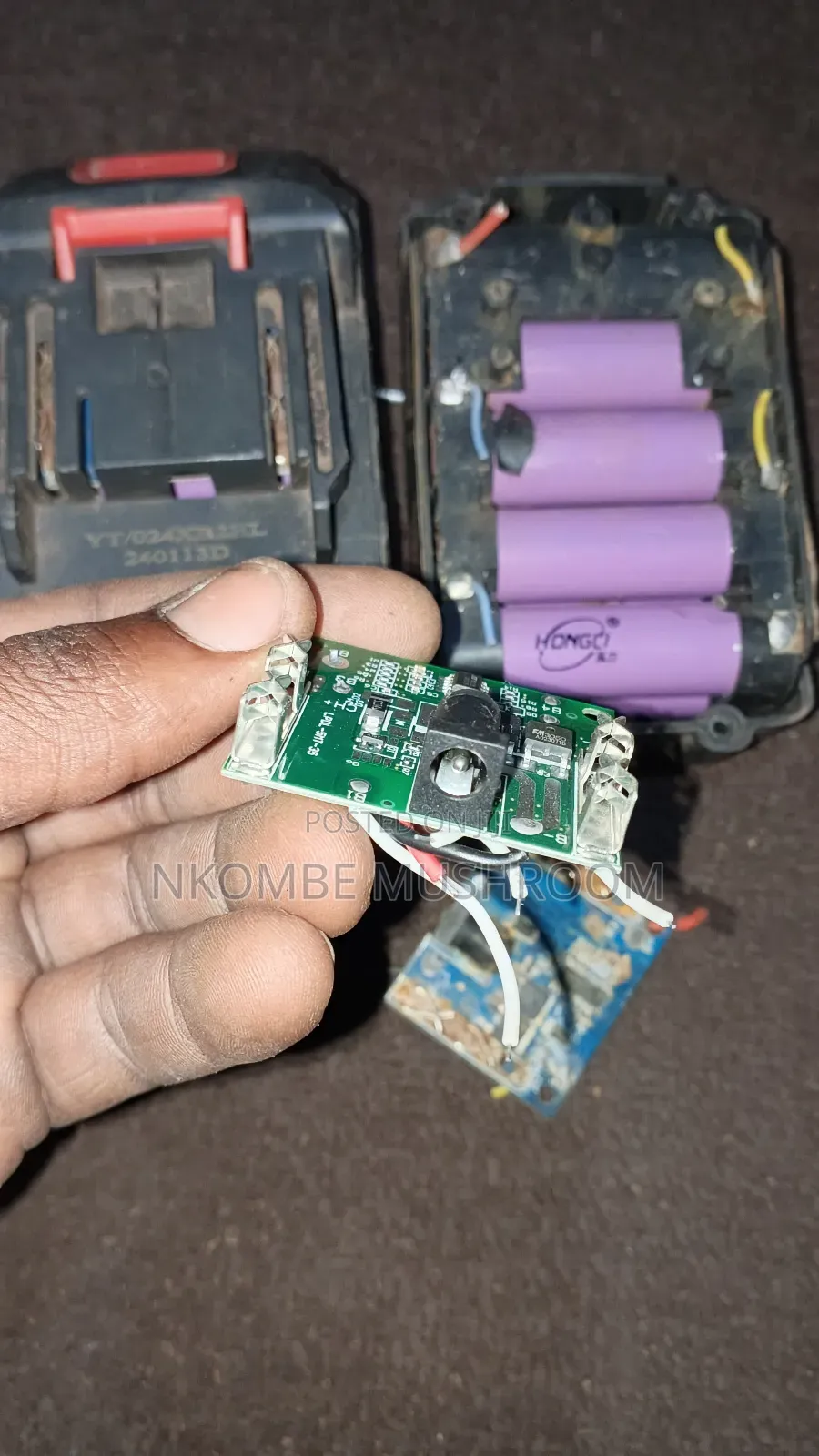 BMS for 18650 Lithium Batteries Pack 21v Li-Ion for 2p5s