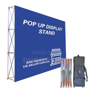 Complete Event Backdrop Kit : High Quality BNR Portable Pop Up Stand
