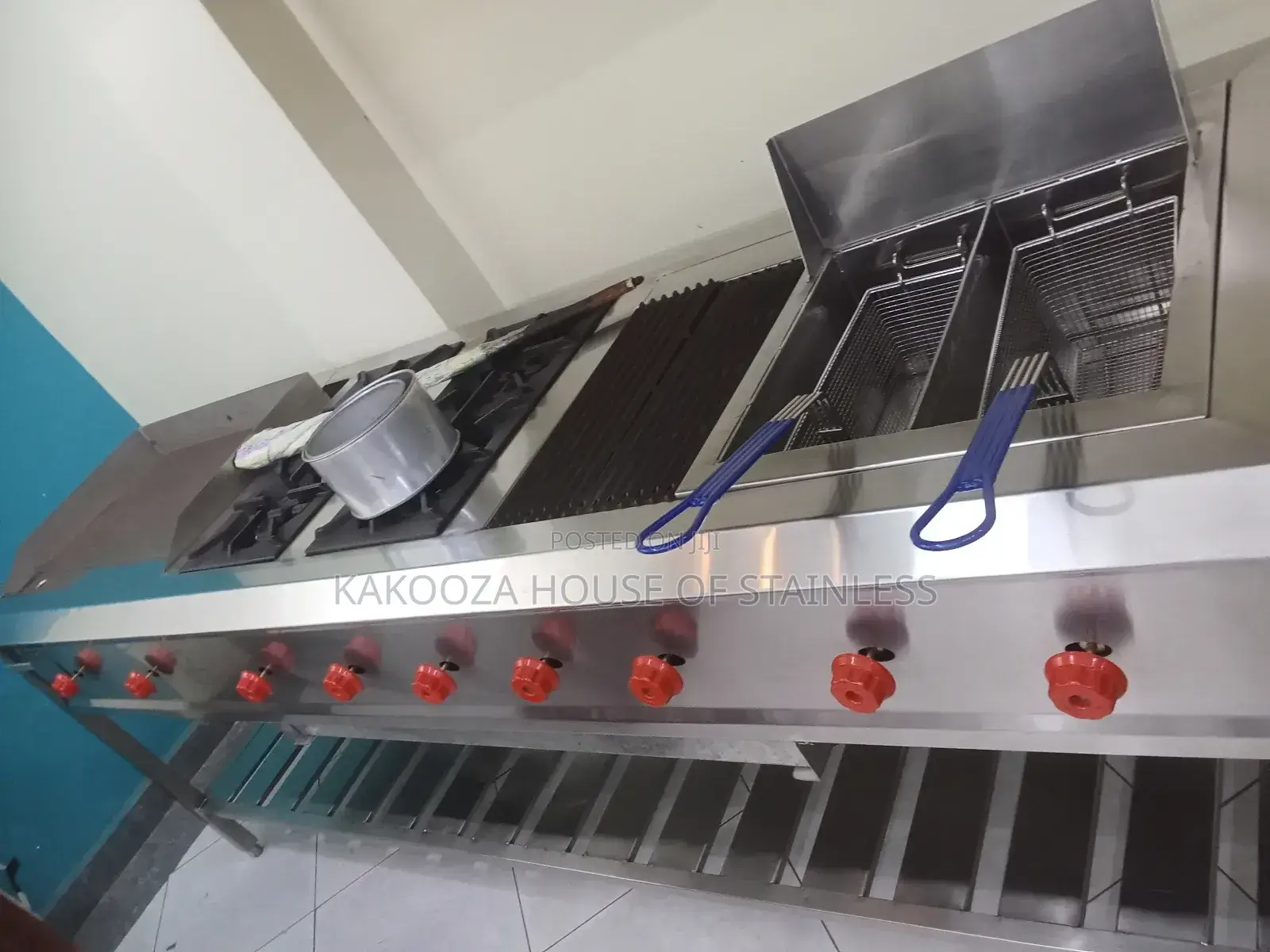Commercial Stainless Cooking Range