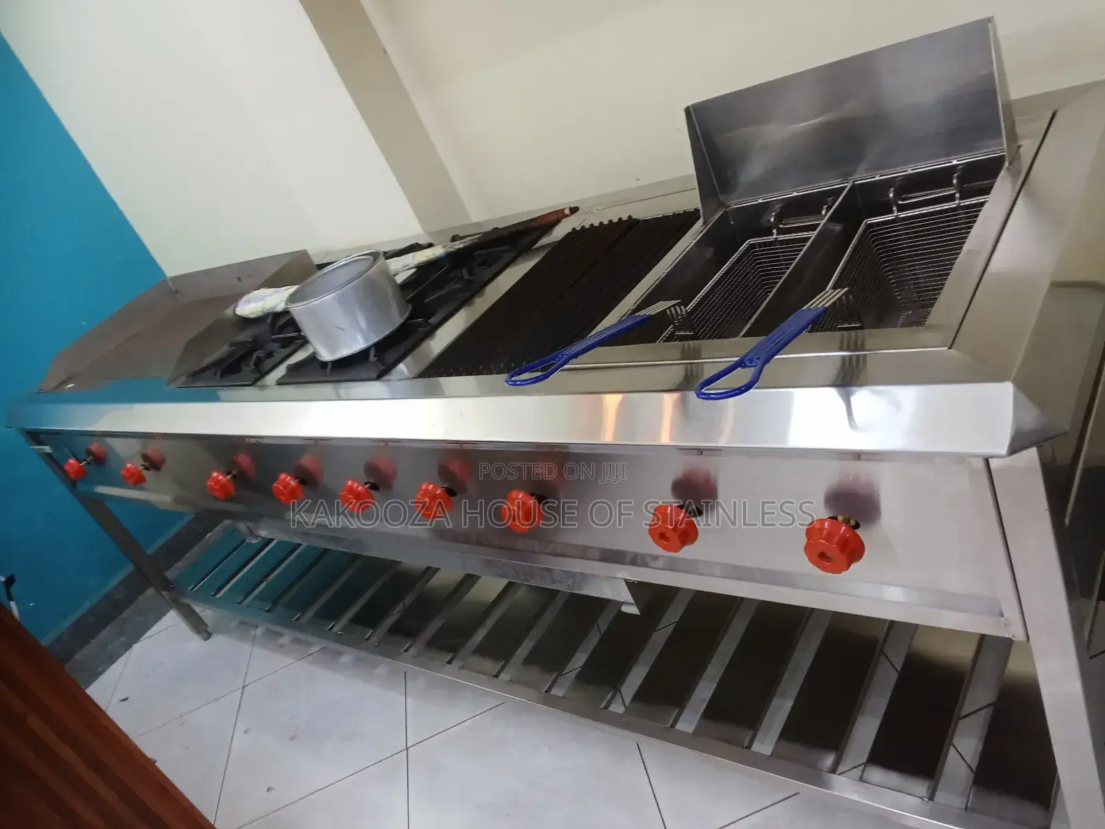 Commercial Stainless Cooking Range