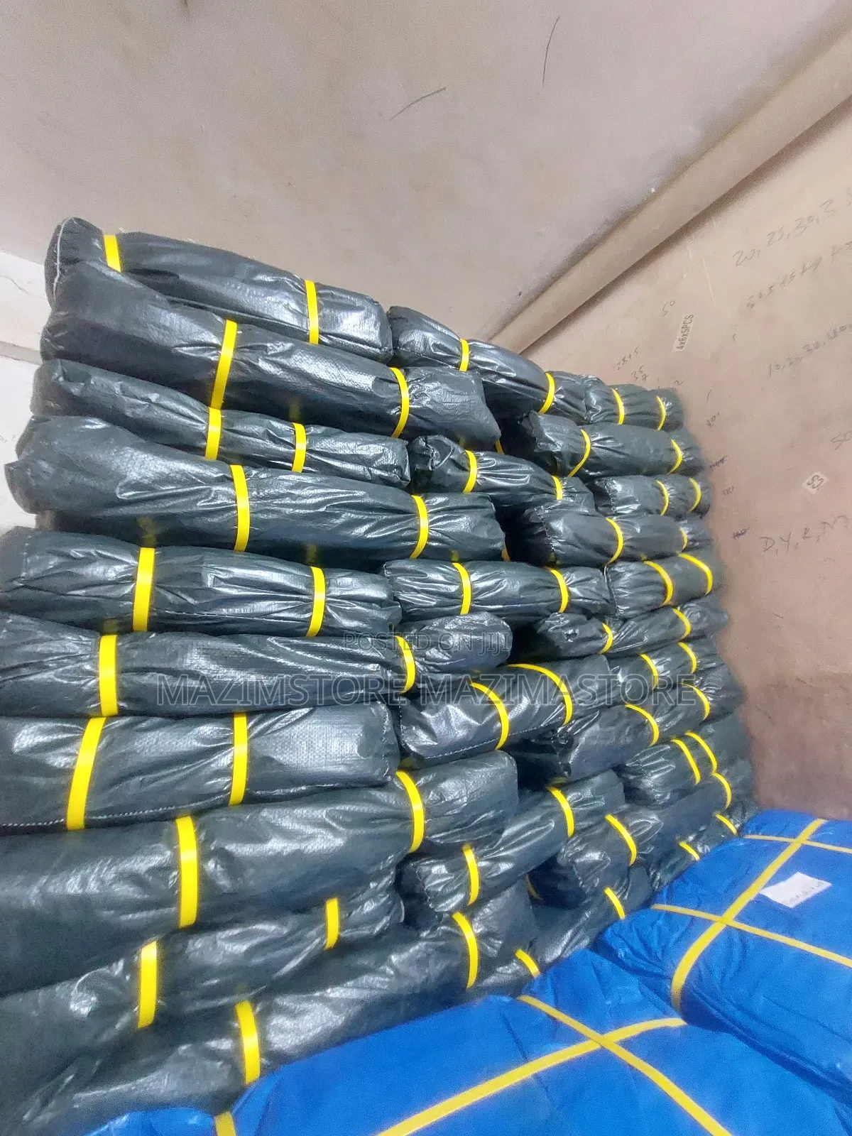 ( 5-Pieces12×14ft ) Army Green Tarpaulin Waterproof