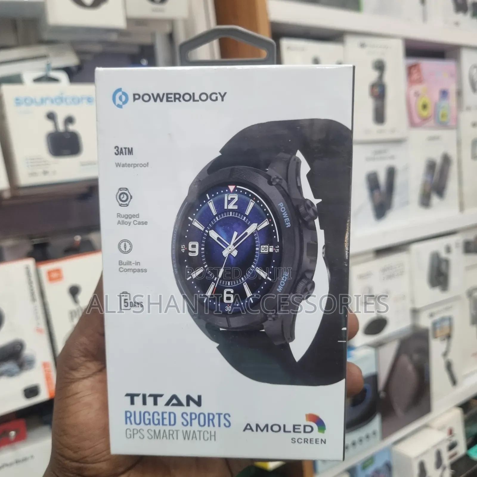 Smart Watch Powerology Titan Rugged Sports GPS