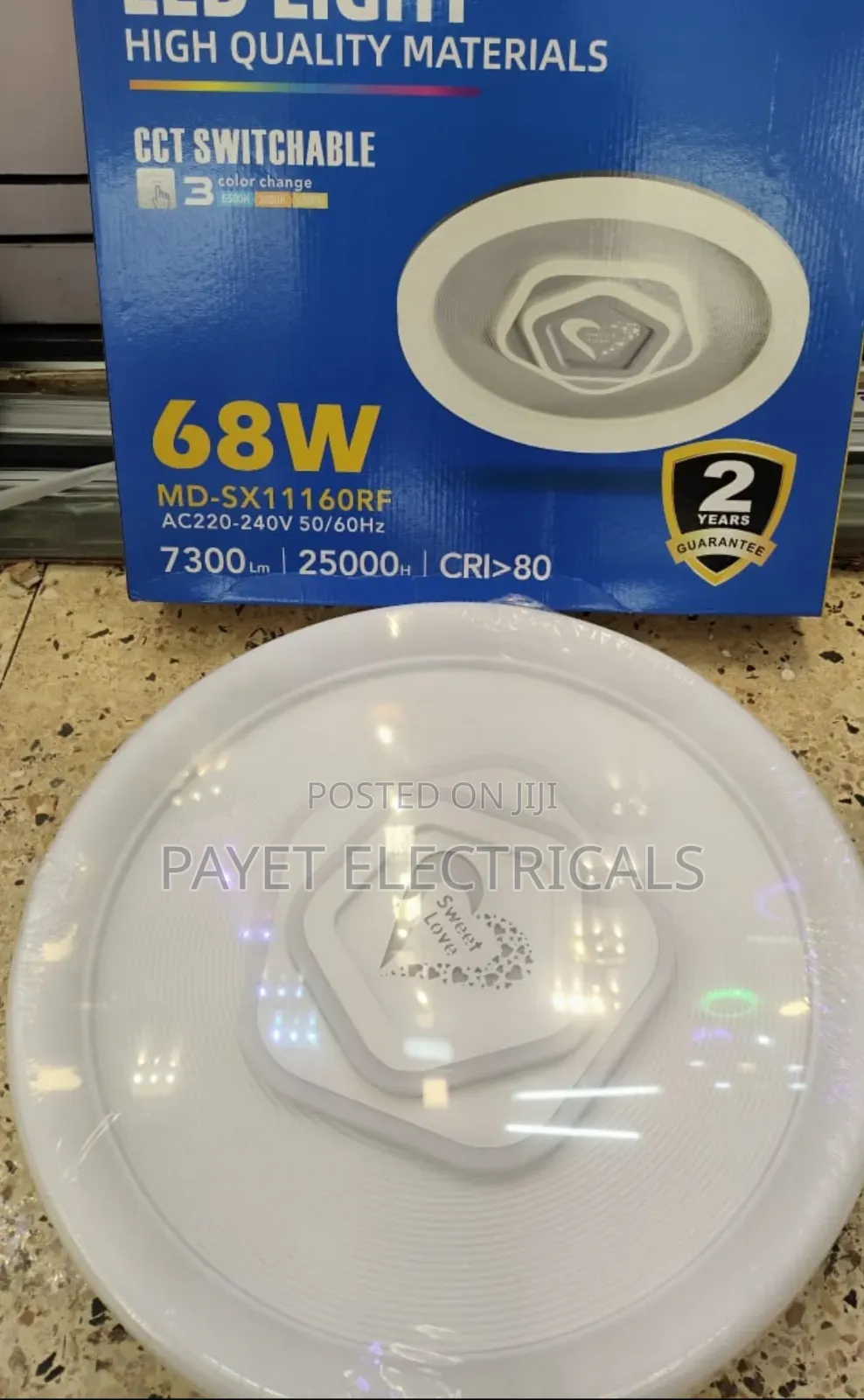 High Quality Led Ceiling Light With 3colours