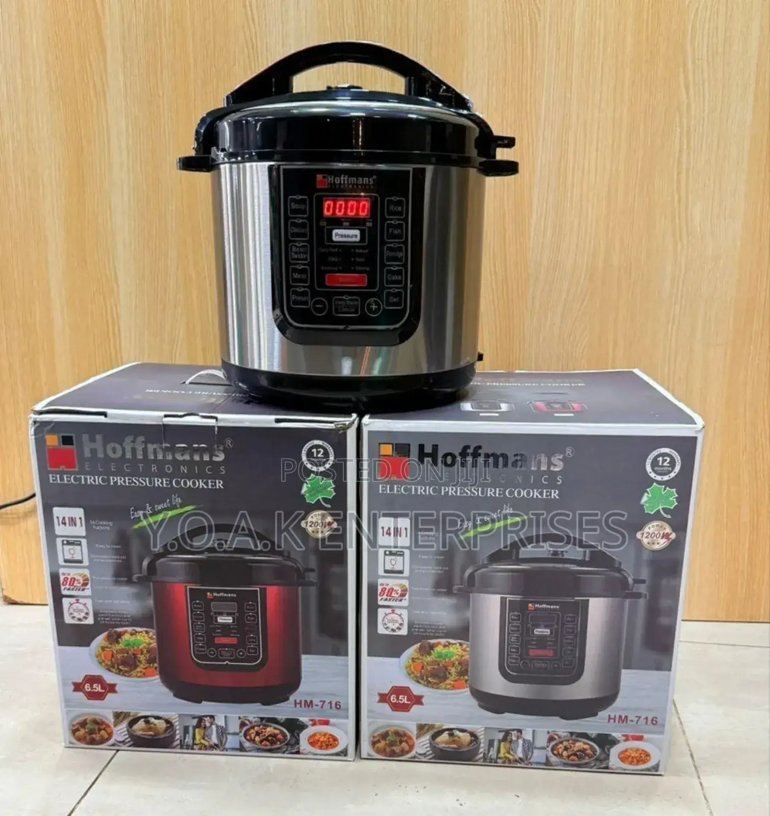 Hoffman Pressure Cooker 6.5 Oz Liters