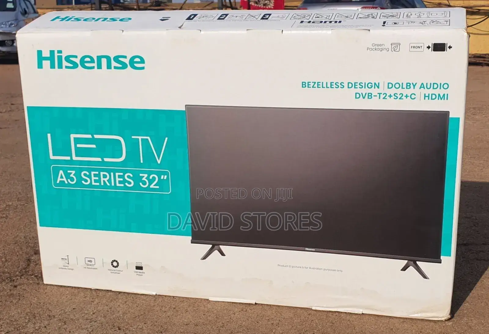 Hisense 32inch Led Digital Tv Flameless (Brand New)
