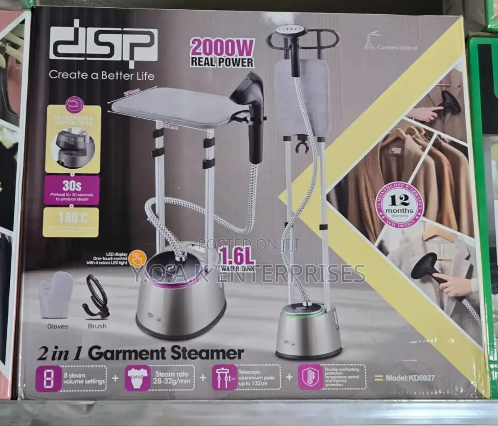 Garment Steamer 2 in 1