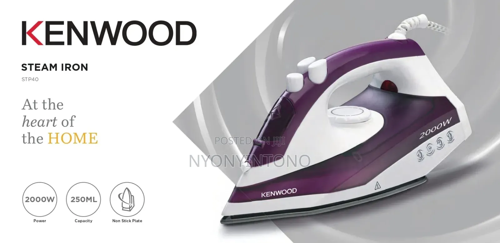 Kenwood High-Quality Steam Iron