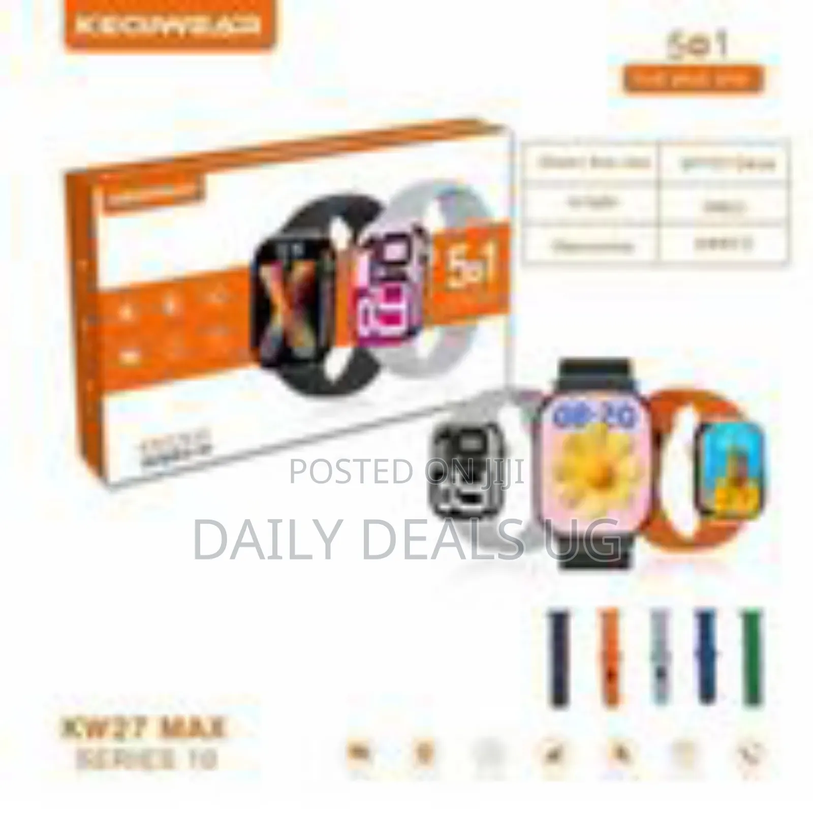 Kw27 Max Series 10 Smartwatch by Keqiwear – Touchscreen Fitness