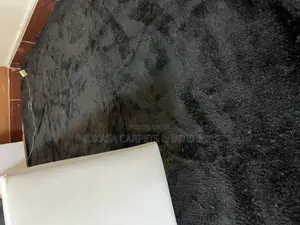 Soft Black Galaxy Carpet