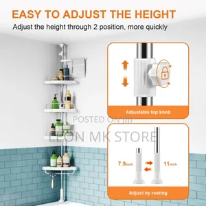 Adjustable Shower Corner Rack