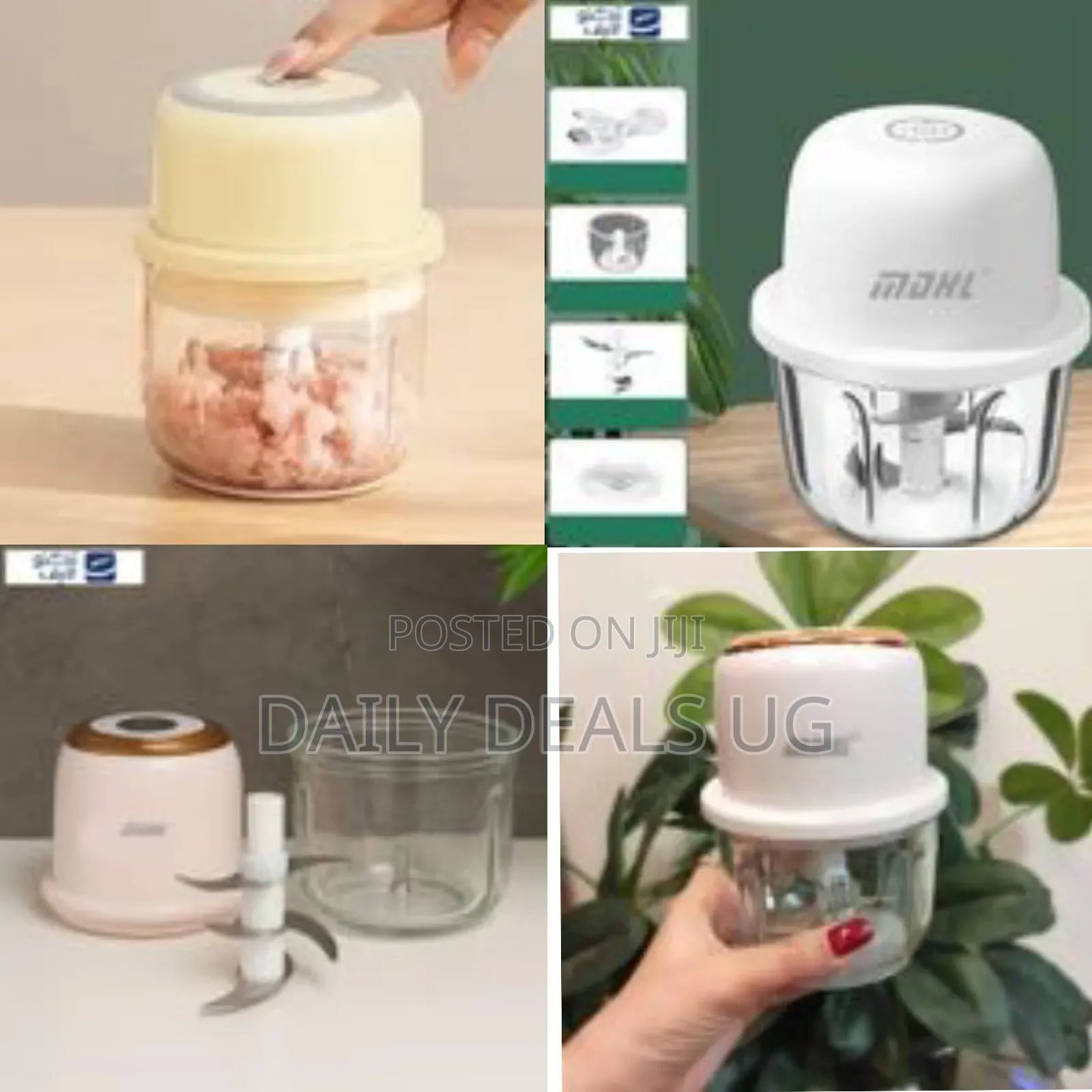 Mini Electric Garlic Chopper, 500ml Wireless Mini Food Chopper