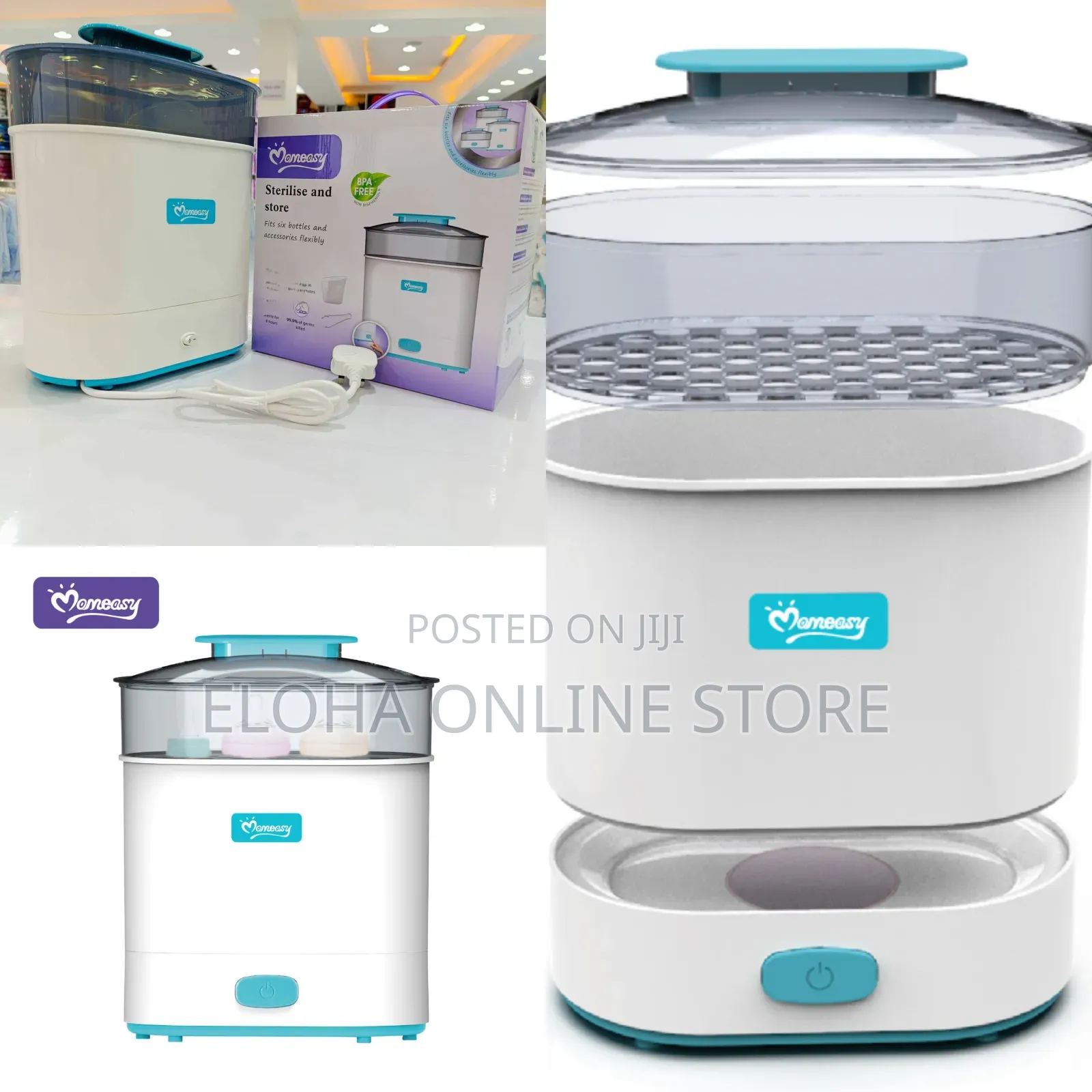 Electric Bottle Sterilisers Momeasy Baby Electric Steam Steriliser