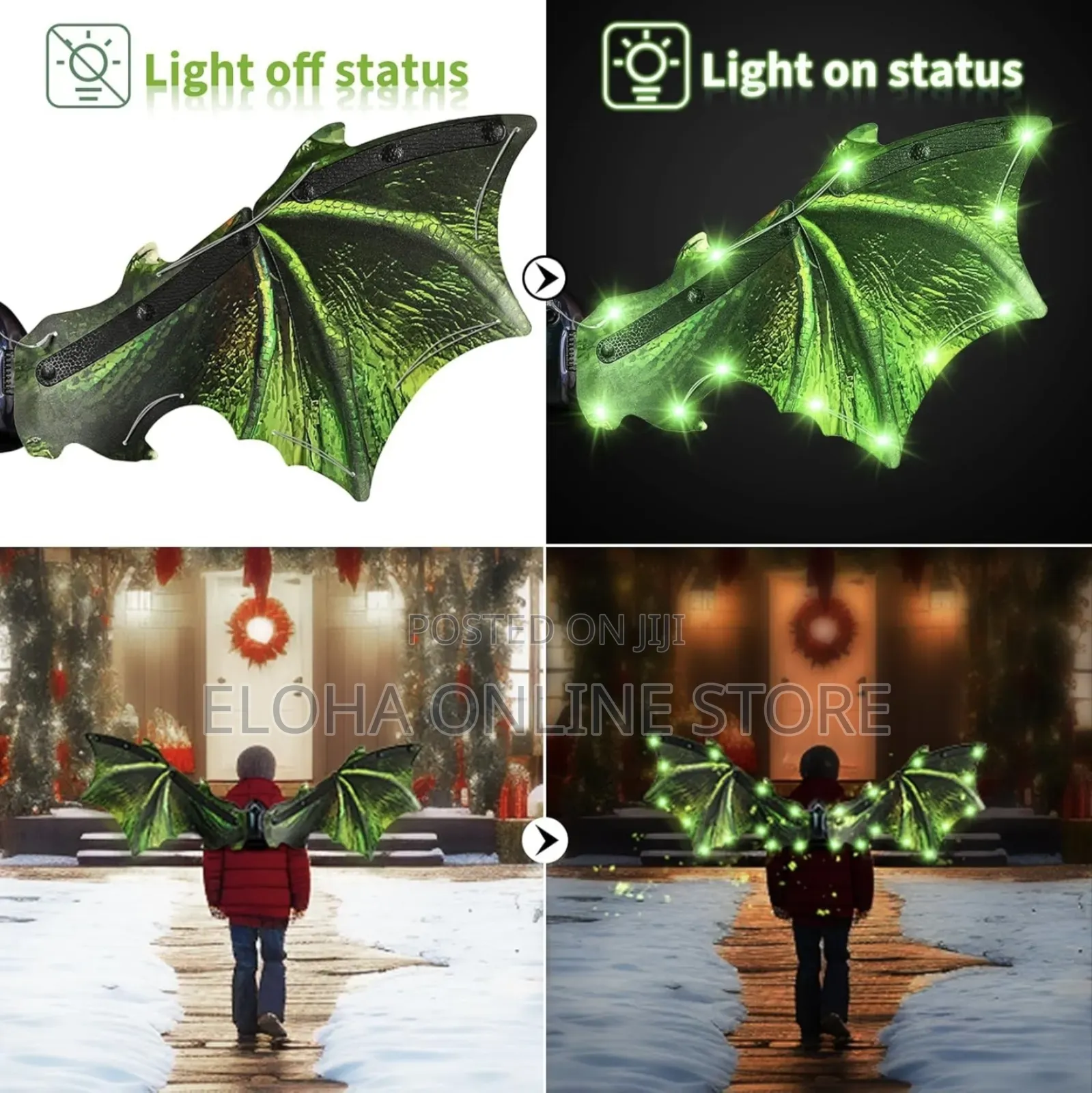 Toddler Electric Dragon Wings