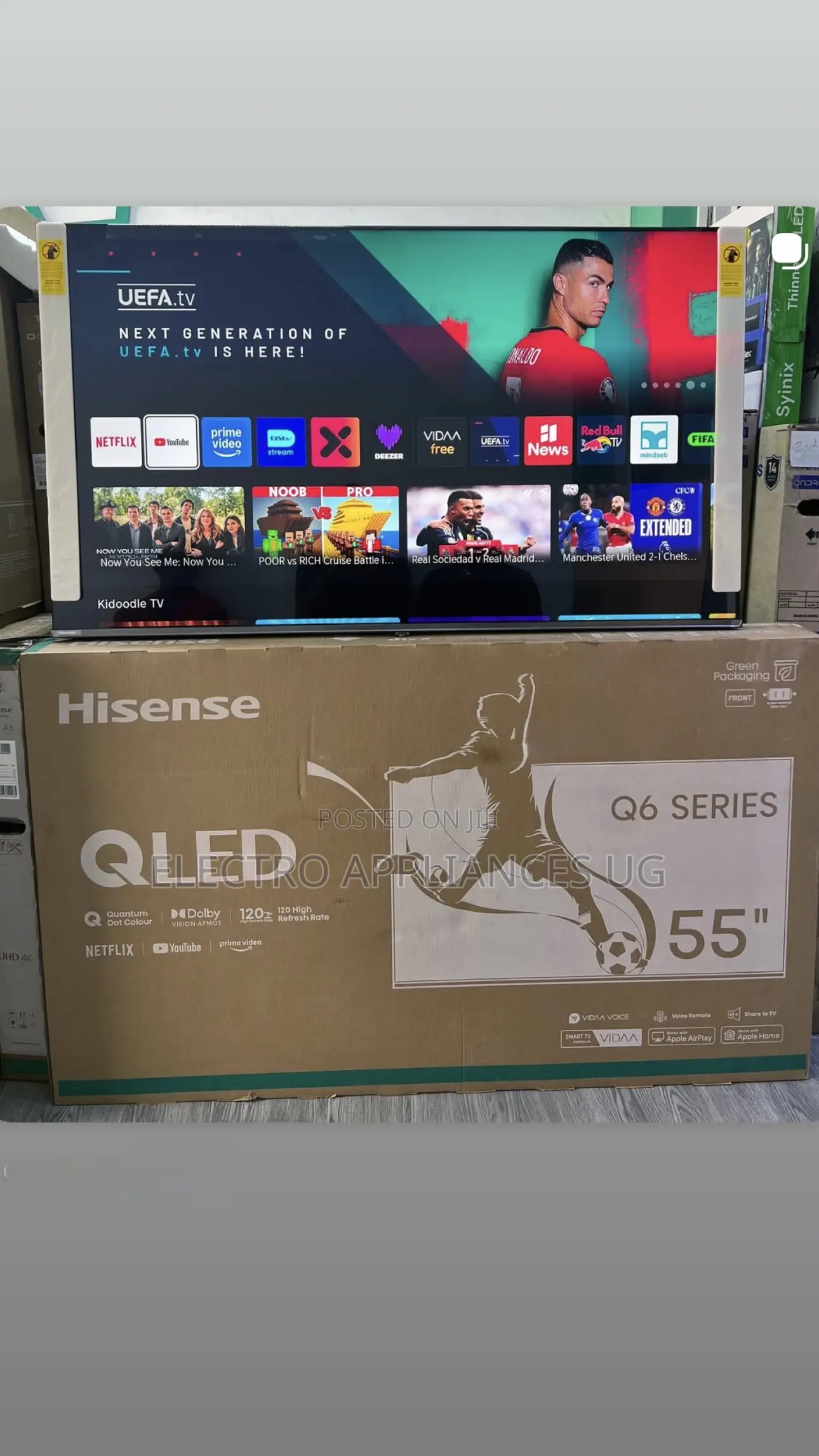Hisense 55-Inch Qled Smart Tv. Q6 Series