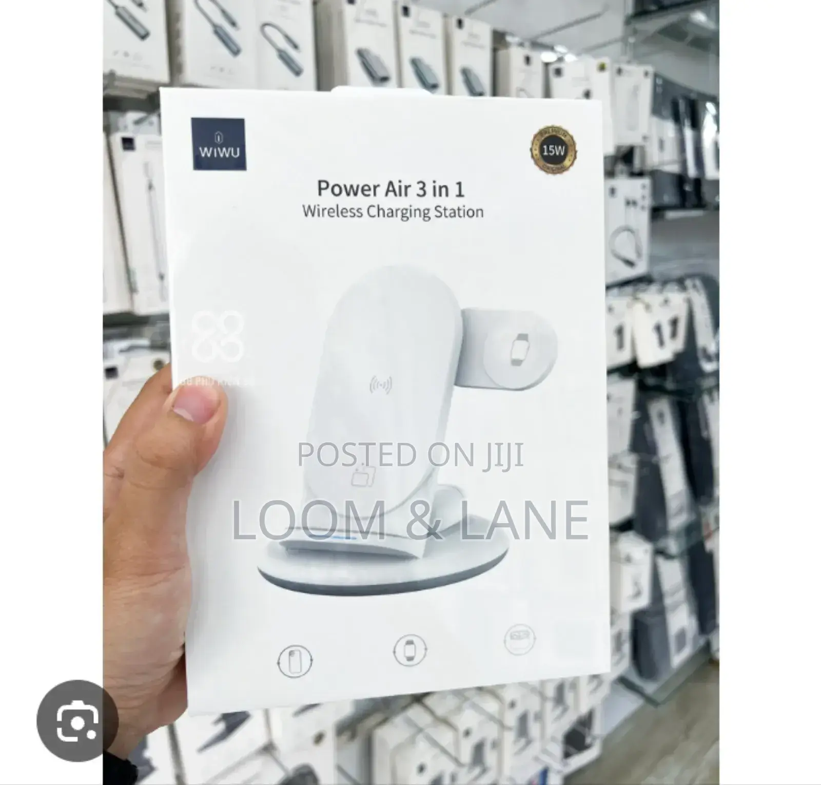 Wiwu Power Air 3 in 1 Wireless Charging Station