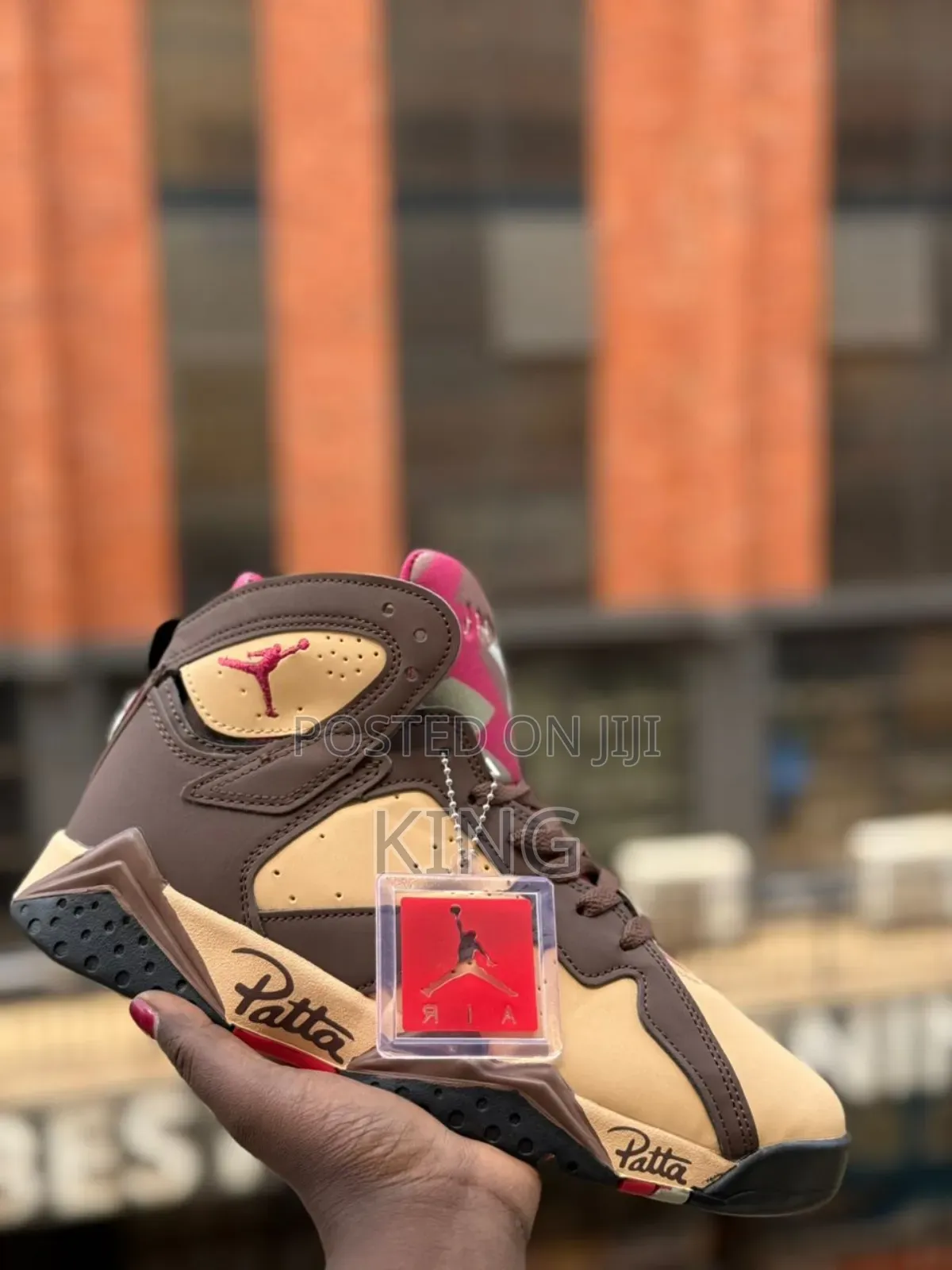 Nike Air Jordan 7 Retro "Bordeaux" Sneakers.