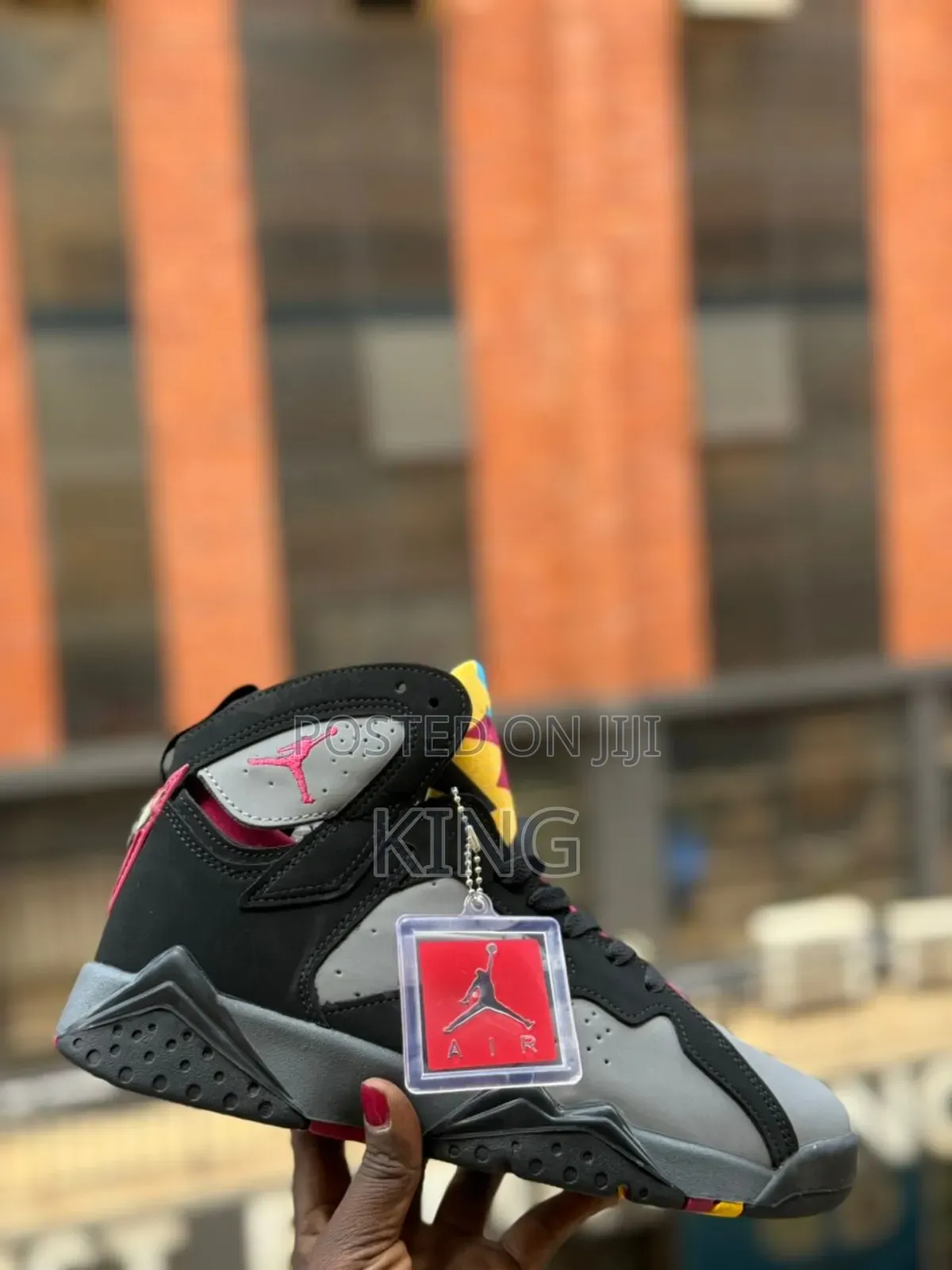 Nike Air Jordan 7 Retro "Bordeaux" Sneakers.