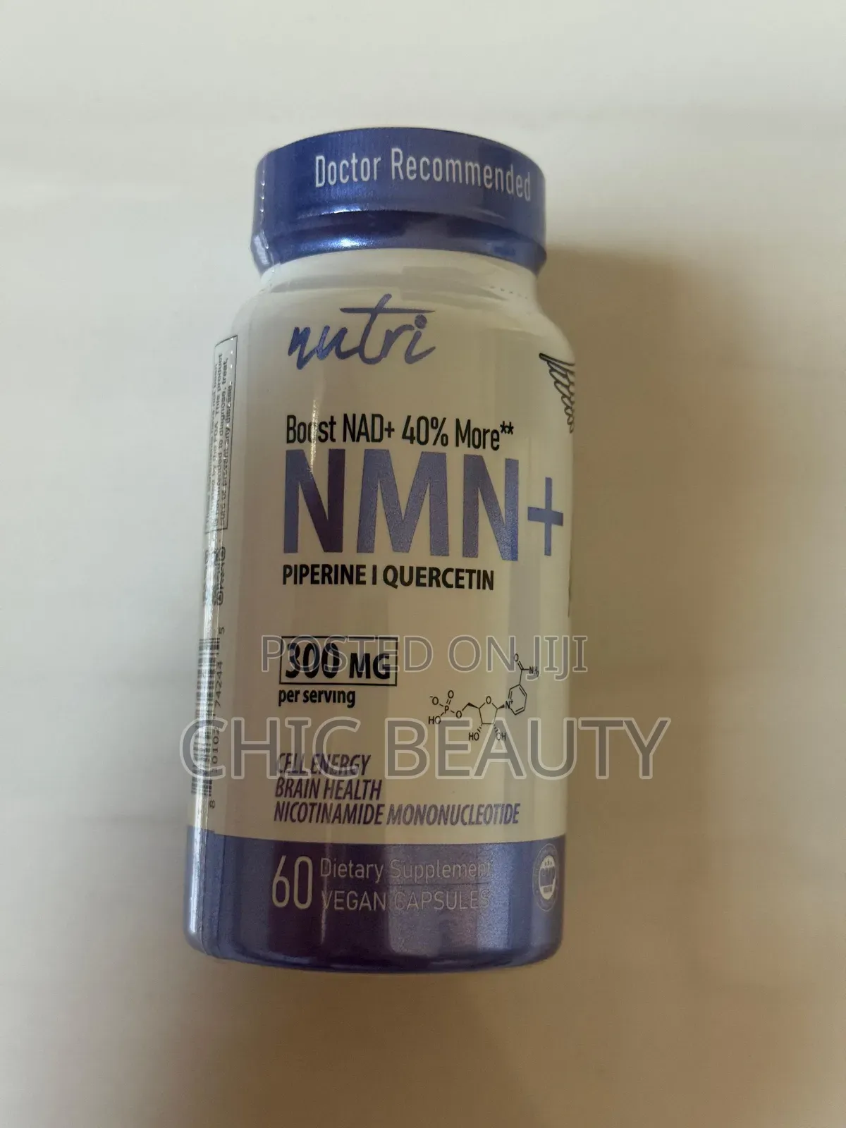Nutri Boost Nad + 40% More NMN 300mg 60 Vegetarian Capsules