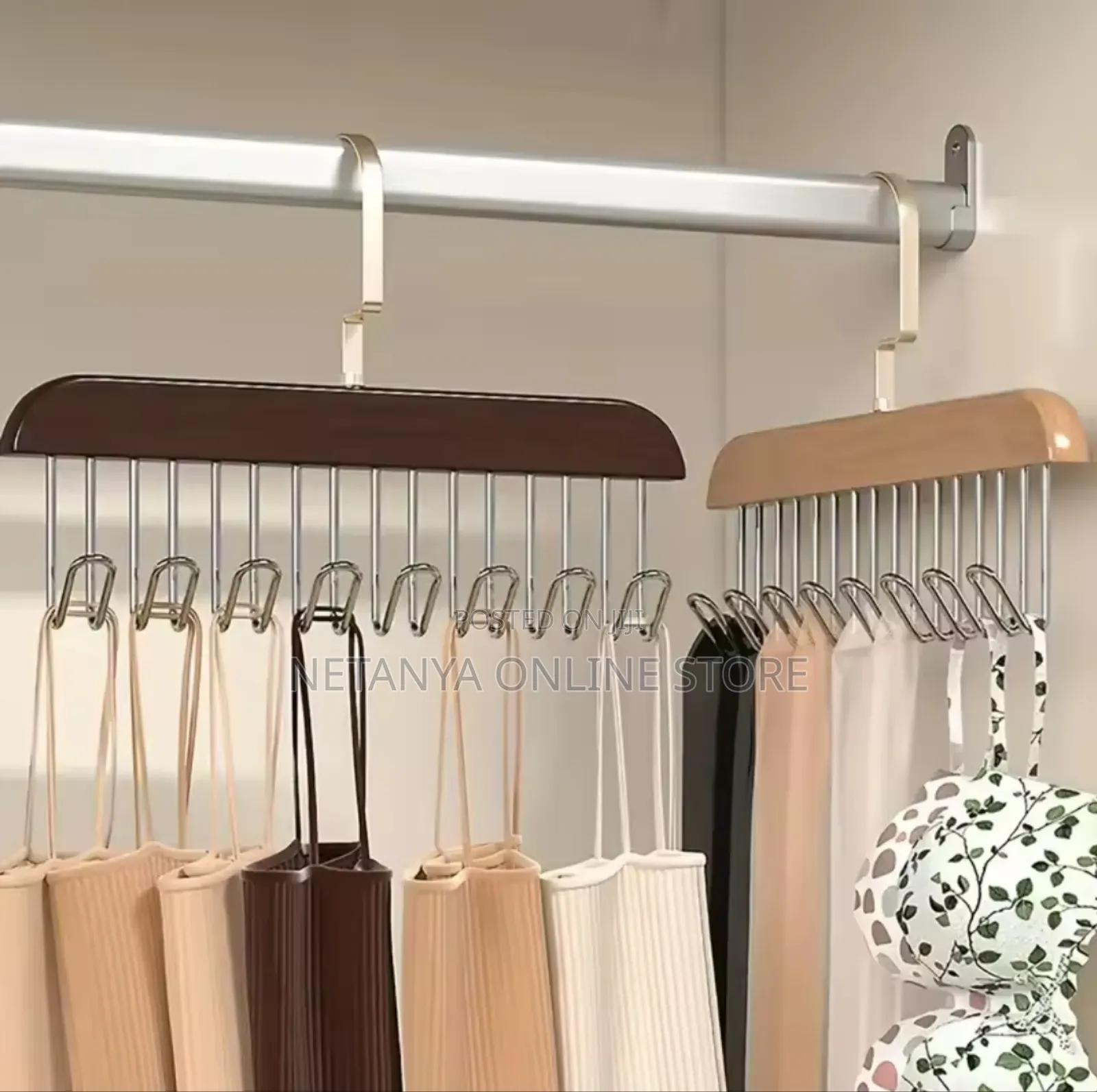 Space Saving Ties and Belt Organizer (A Pair)