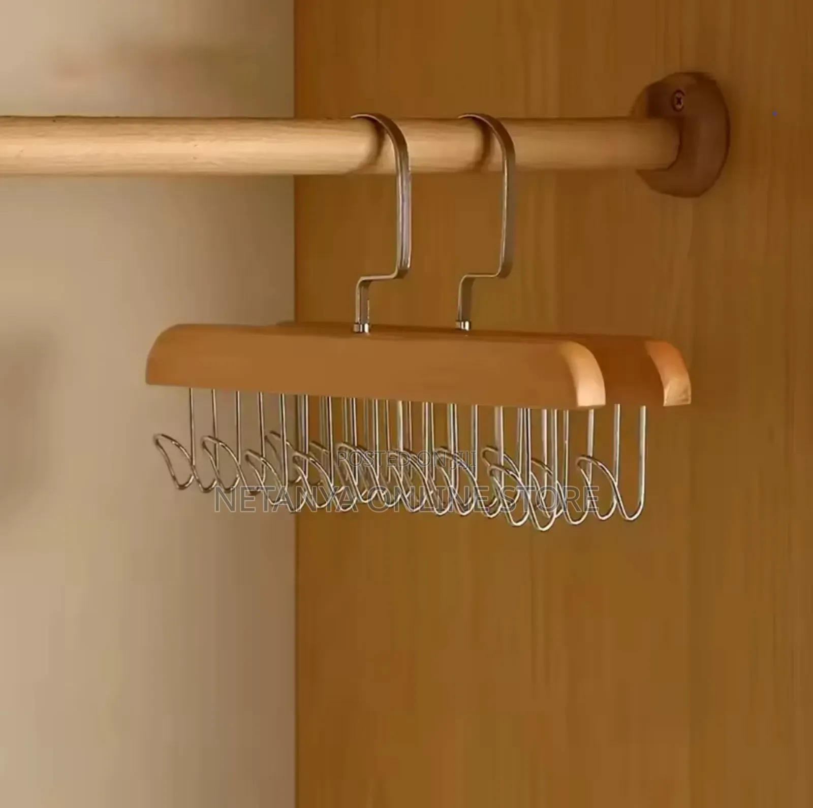 Space Saving Ties and Belt Organizer (A Pair)