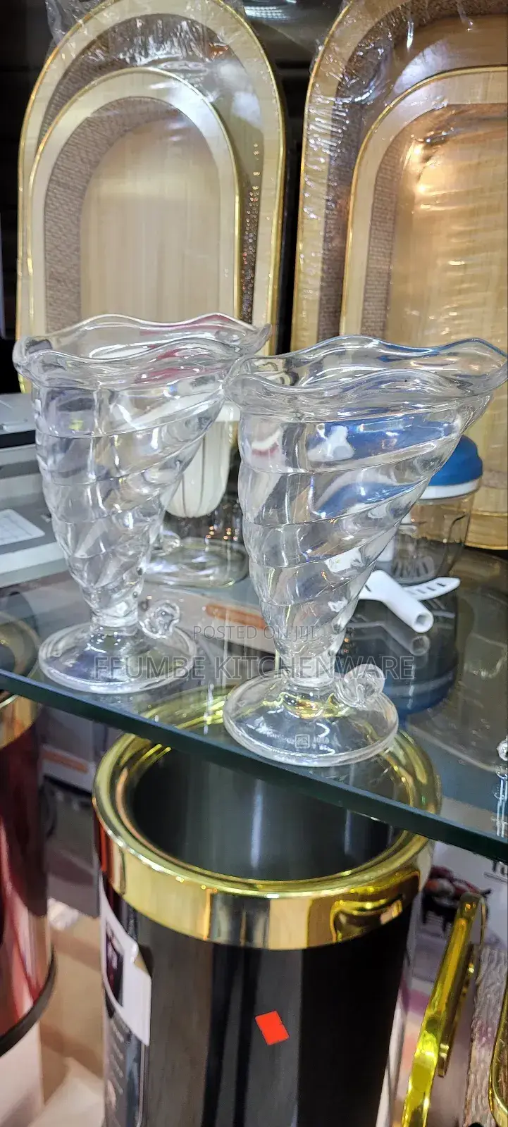 Ice Cream Glass Unbreakable 6 Pieces
