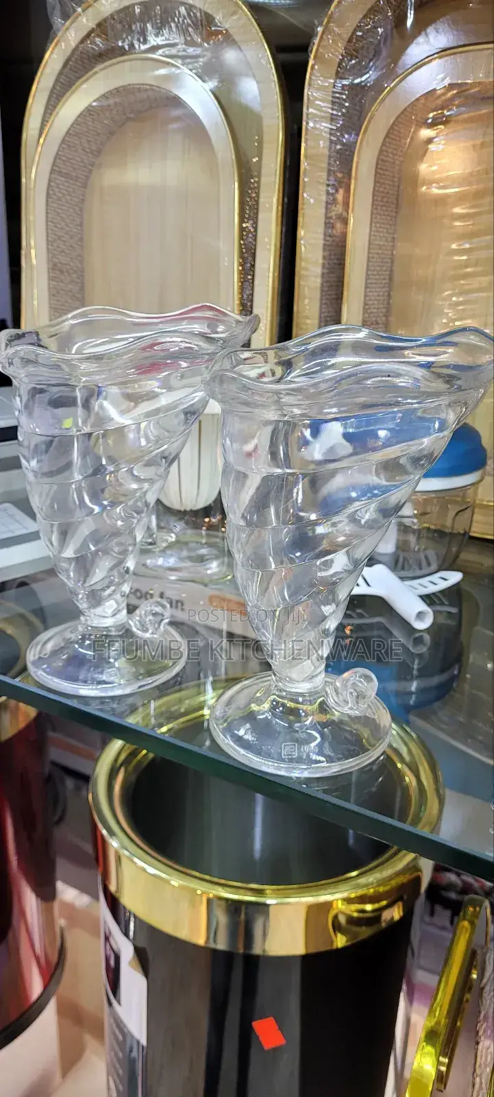 Ice Cream Glass Unbreakable 6 Pieces