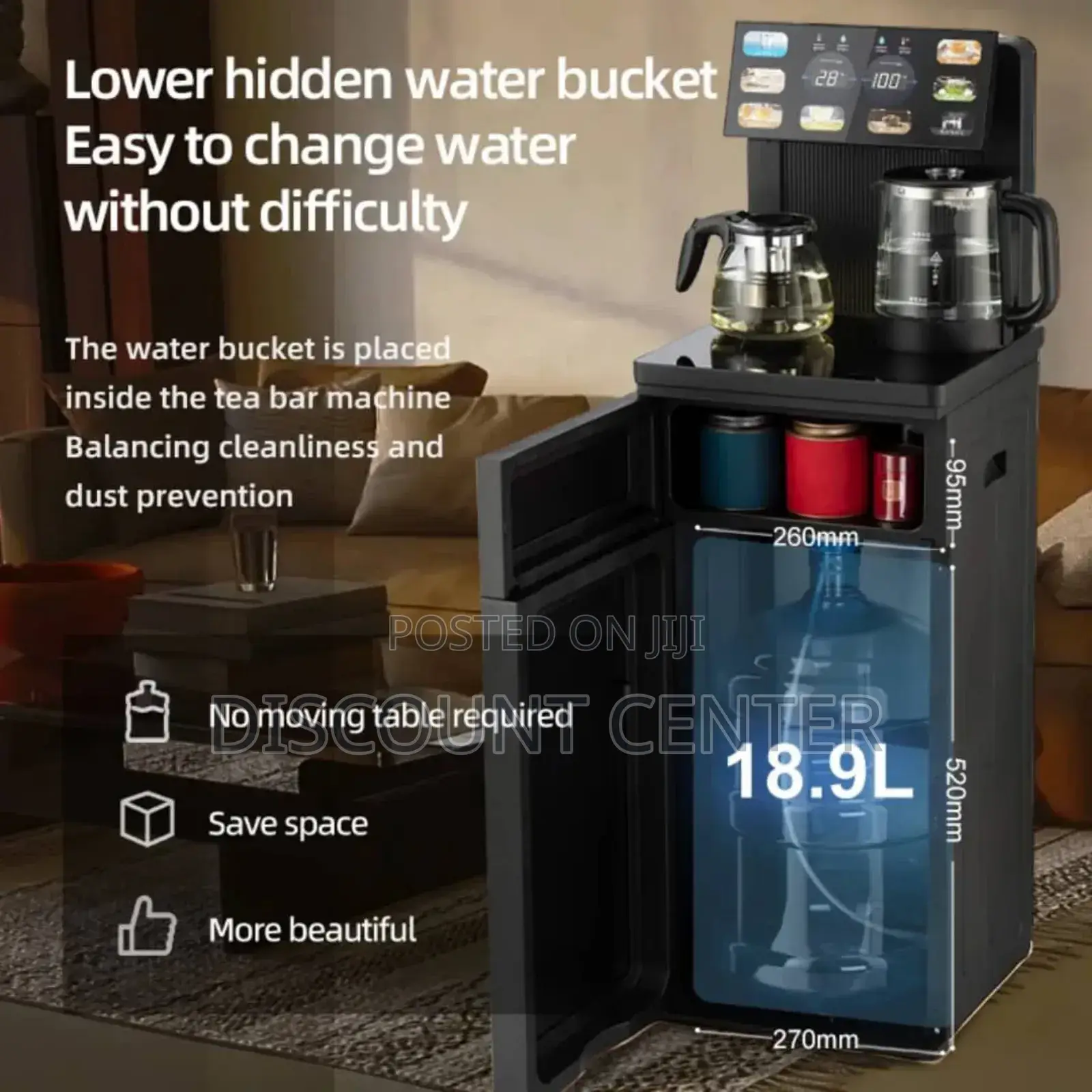 Dispenser Fridge 3 in 1 for Hot and Cold Water Smart